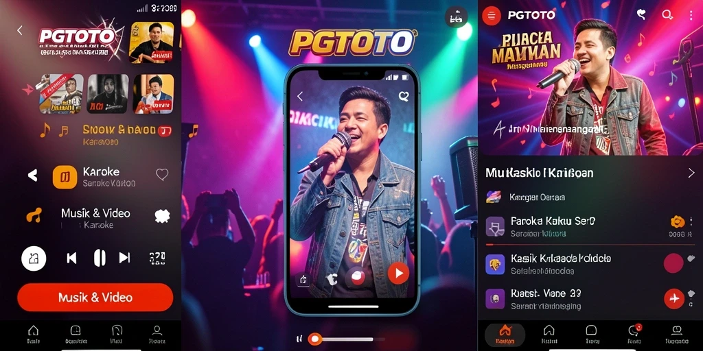 Tampilan antarmuka PGTOTO yang memudahkan pengguna saat karaoke.