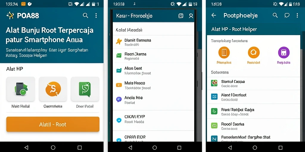 Tampilan antarmuka pengguna POA88 yang sederhana dan efektif.